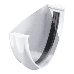 Заглушка желоба Verat 125/82 белый