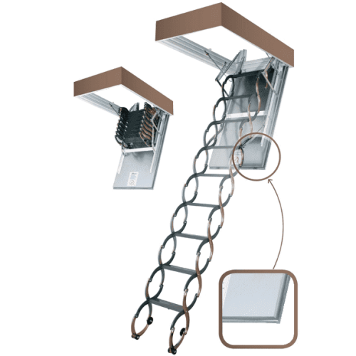 FAKRO Лестница ножничная металлическая 70* 90 LSF-300